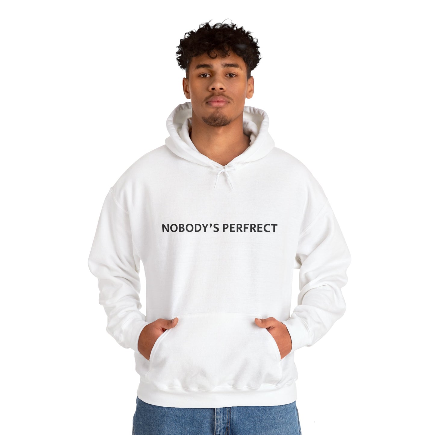 "Nobody's Perfrect" Unisex Heavy Blend™ Hooded Sweatshirt